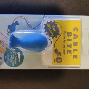 Cable Bite blue whale New for iphone.